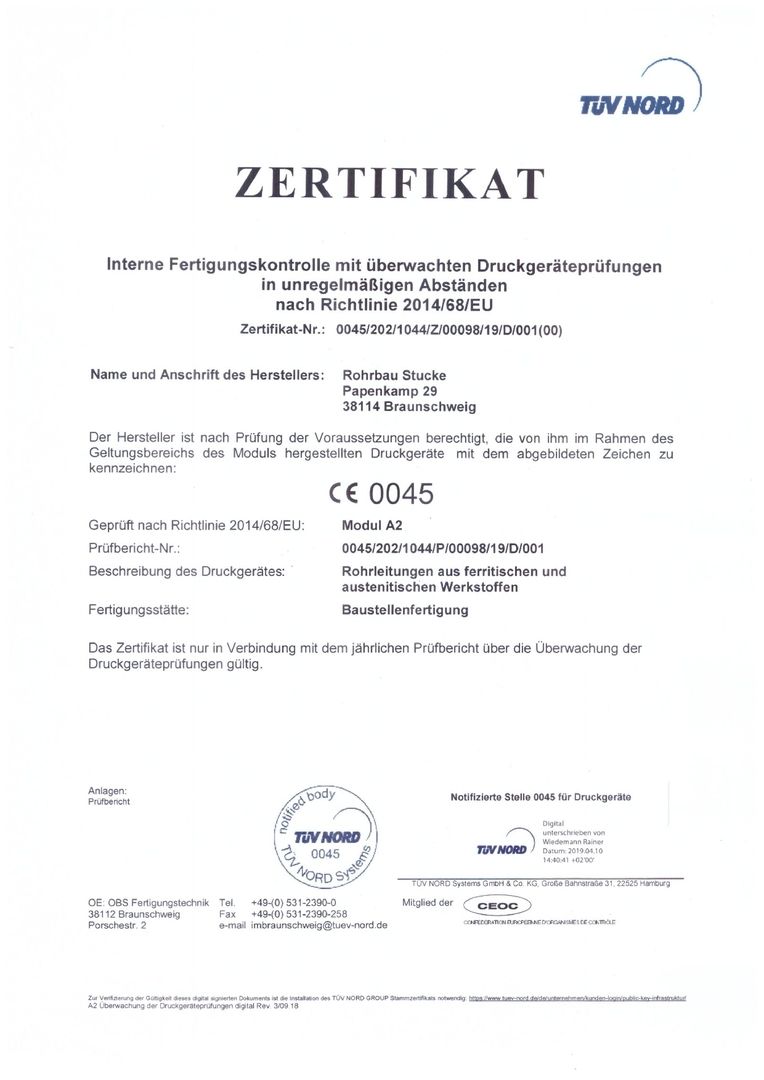 Unserer Zertifikate: Qualität und Sicherheit garantiert